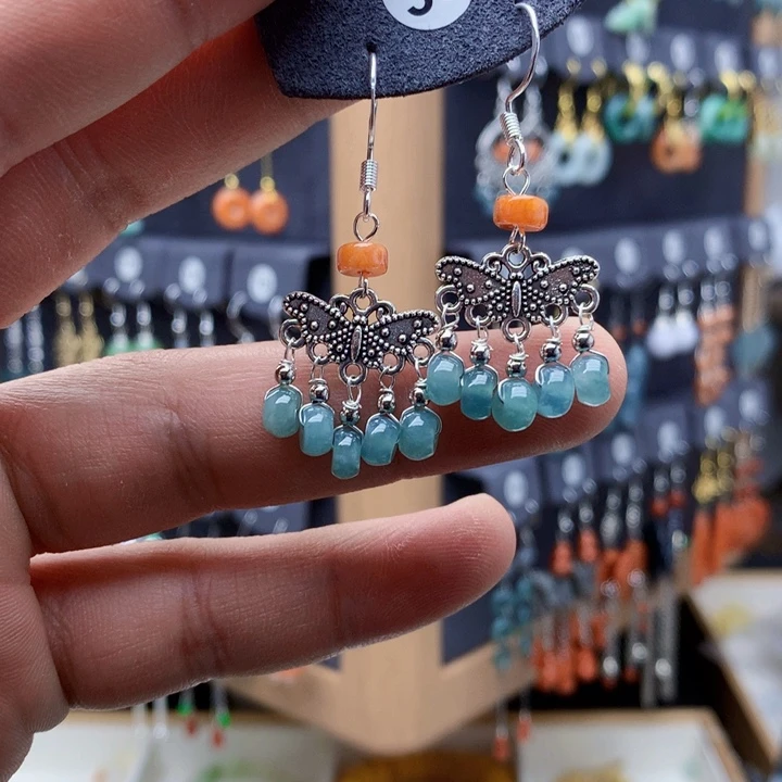 未镶嵌翡翠耳饰耳饰