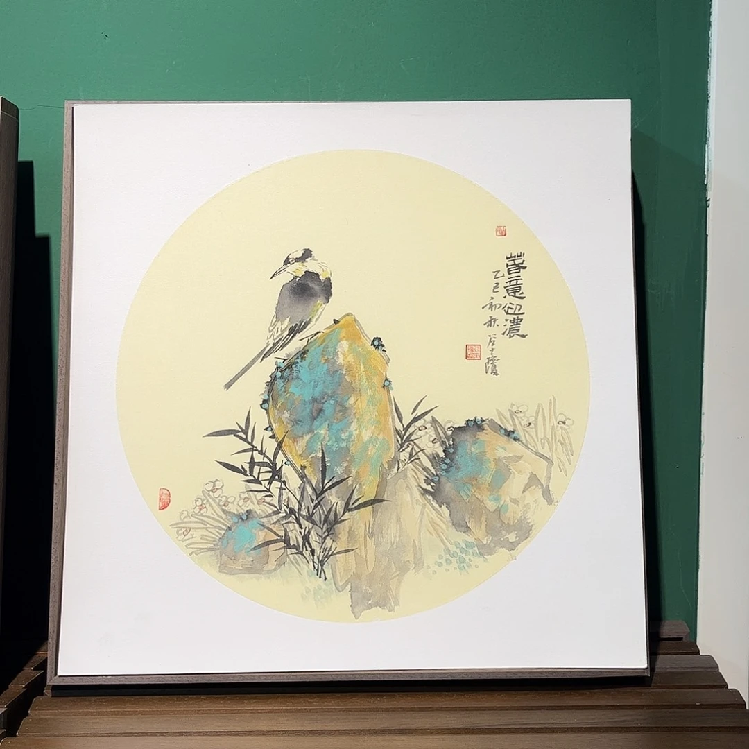 国画谷老师作品画芯