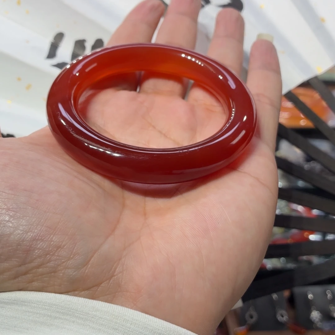 可***芯玛瑙/玉髓未镶嵌手镯