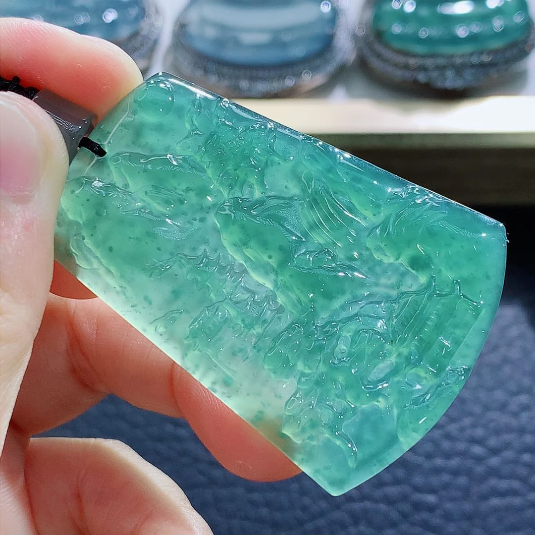 未镶嵌挂件翡翠翡翠