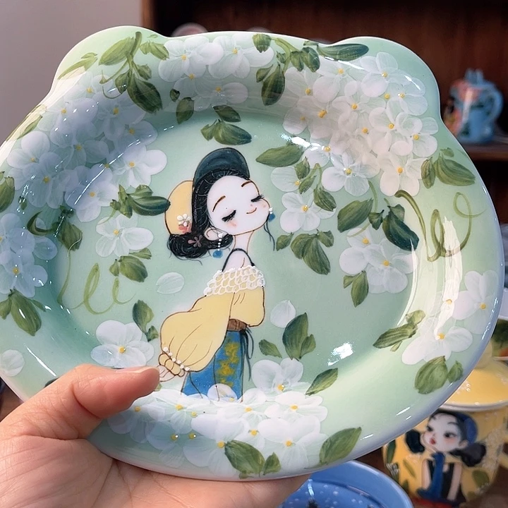 陶景德镇釉下手绘陶瓷