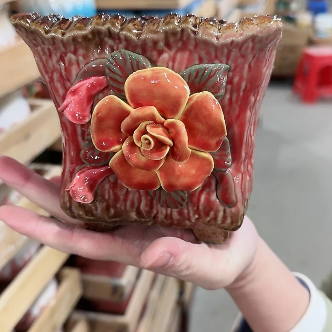 【闪购商品】陶瓷福利品，花盆凑单满10元发货！