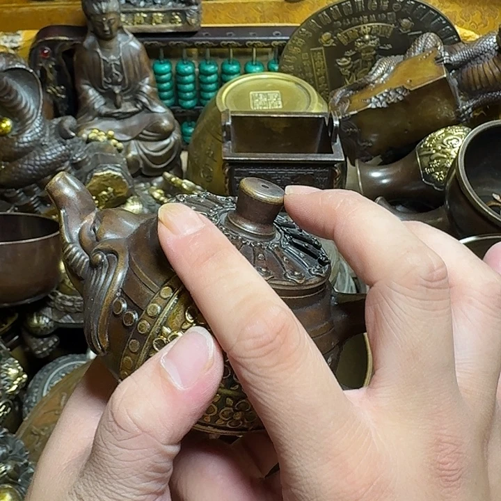 铜器摆件收收藏藏