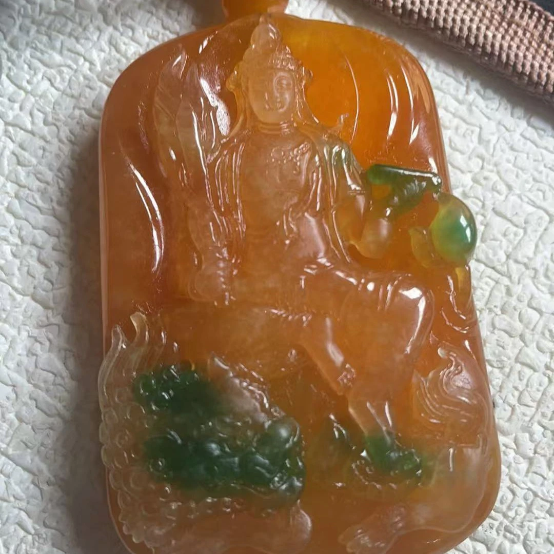 挂件观音精工雕刻