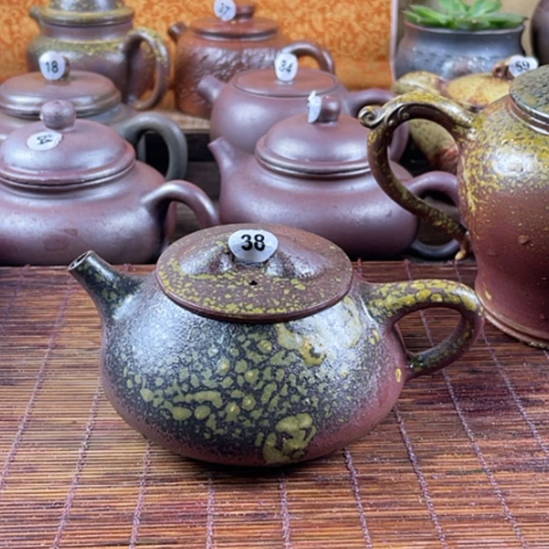 【闪购商品】究*柴烧茶壶180毫升左右微瑕