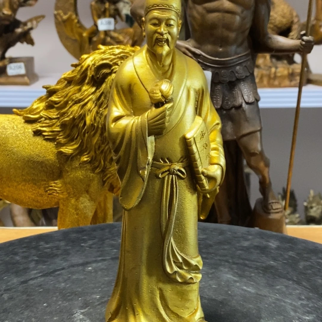 黄铜材质，李时珍摆件