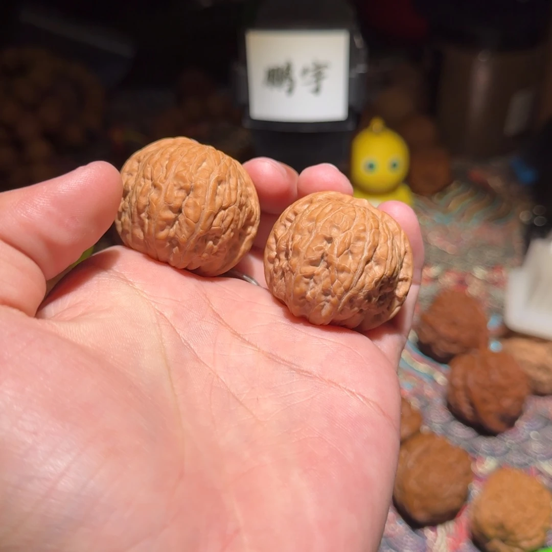 把件文玩核桃1285号38乾隆磨文玩核桃