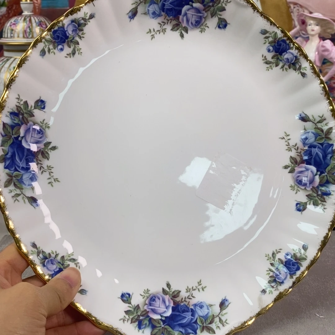 瓷片阿尔伯特瓷器欧瓷咖啡杯水晶杯