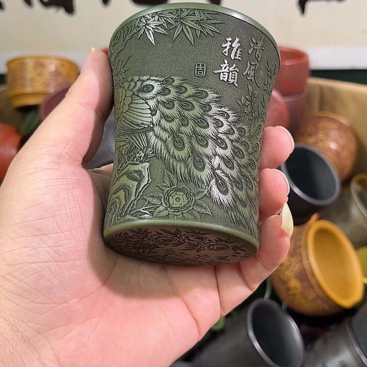 茶杯紫砂全手工紫砂主人杯