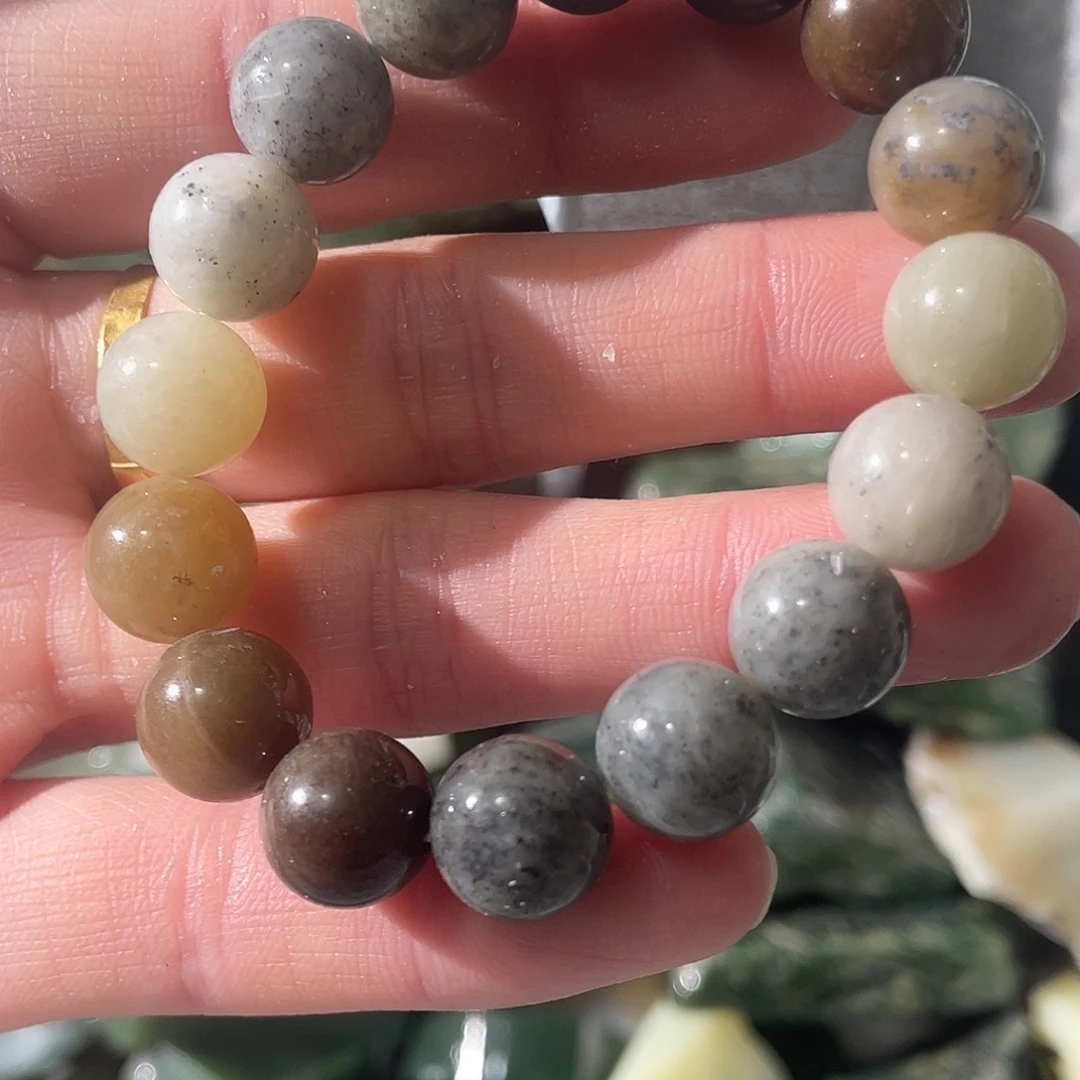 黄***梦和田玉（糖玉）未镶嵌车挂