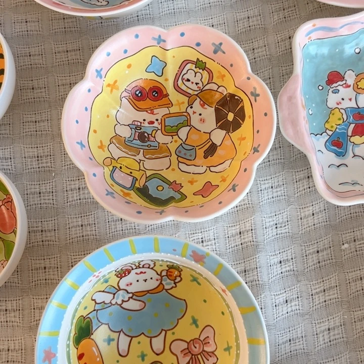 大***鱼景德镇陶瓷手绘艺术品
