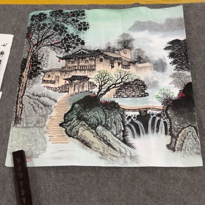 这个是手绘画的图啊我要看一下