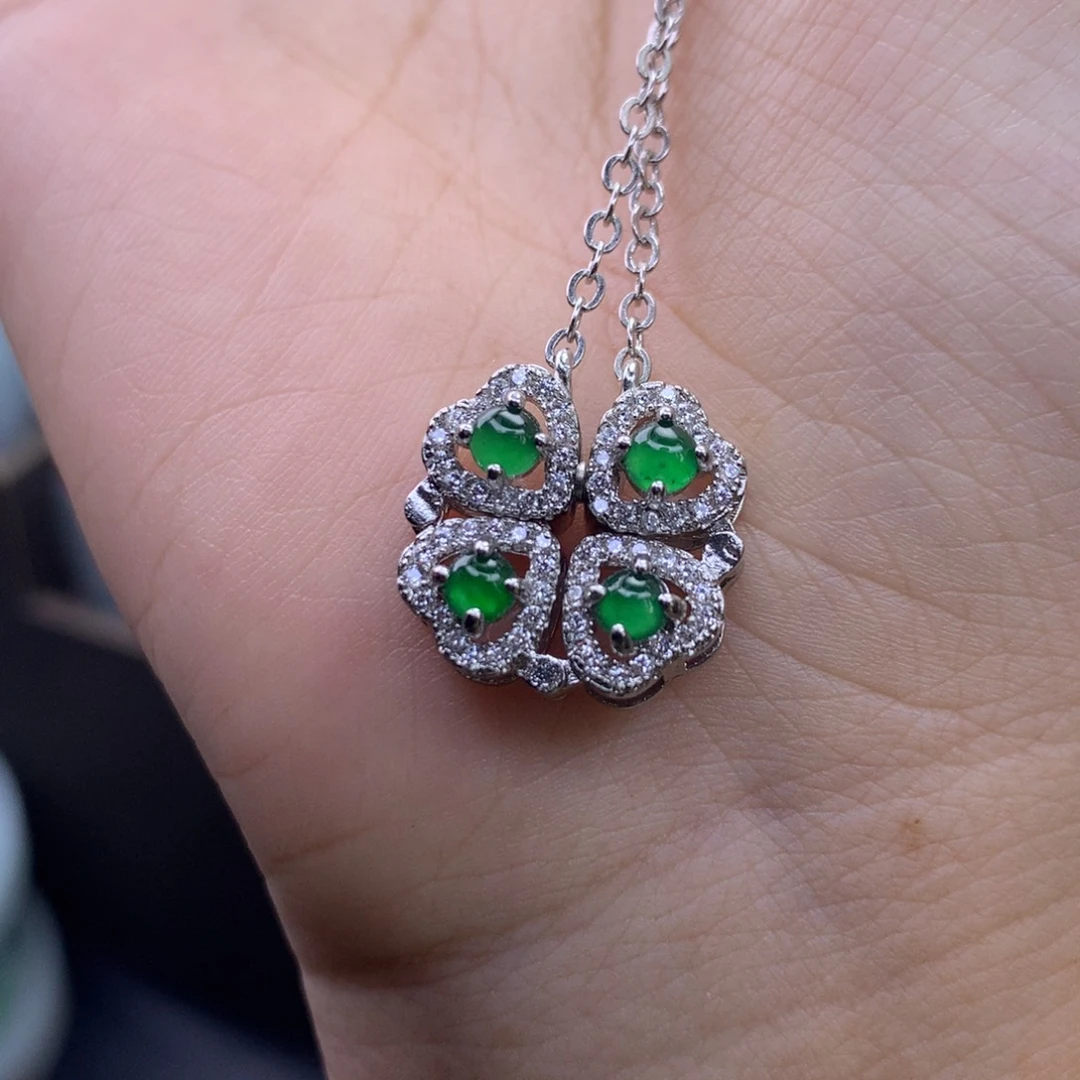 翡翠未镶嵌挂件吊坠