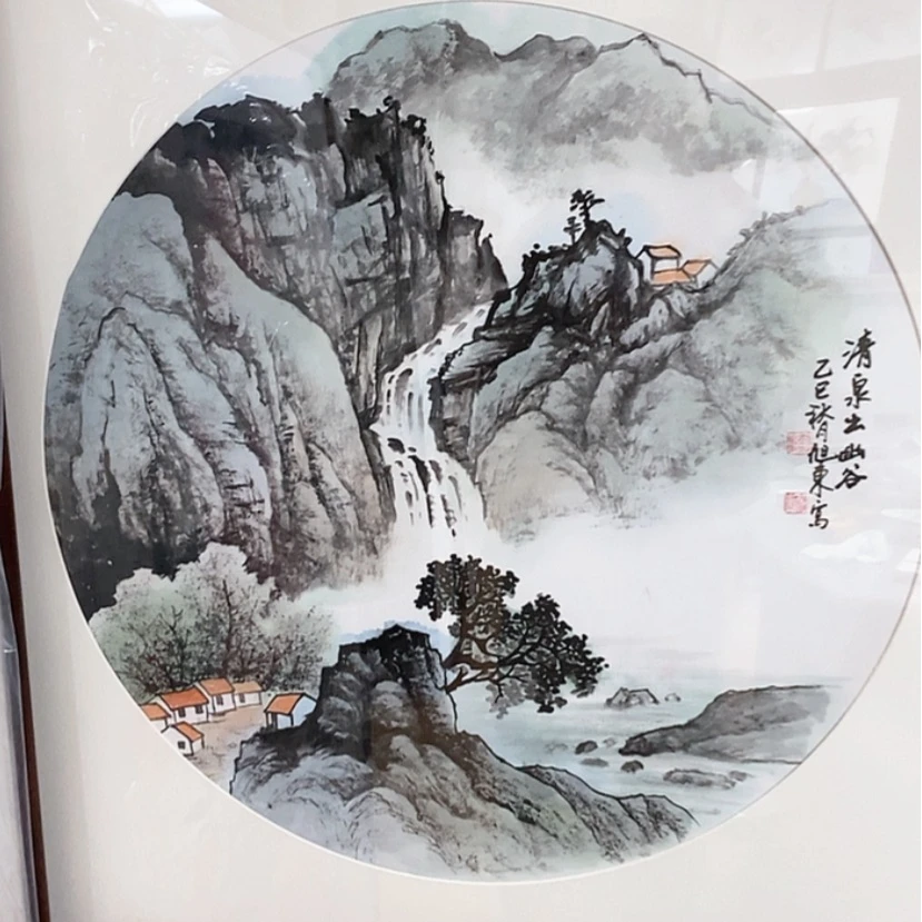 【闪购商品】国画手绘国画带框72.72