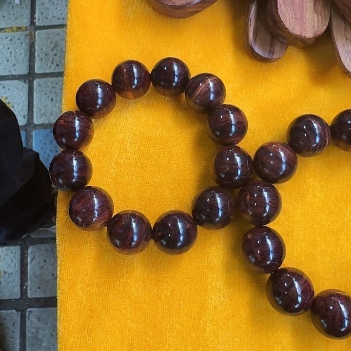 黄花梨/降香黄檀手串/手链海南黄花梨2.0