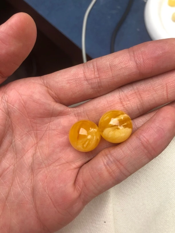 16mm同料焦皮虎皮对珠蜜蜡