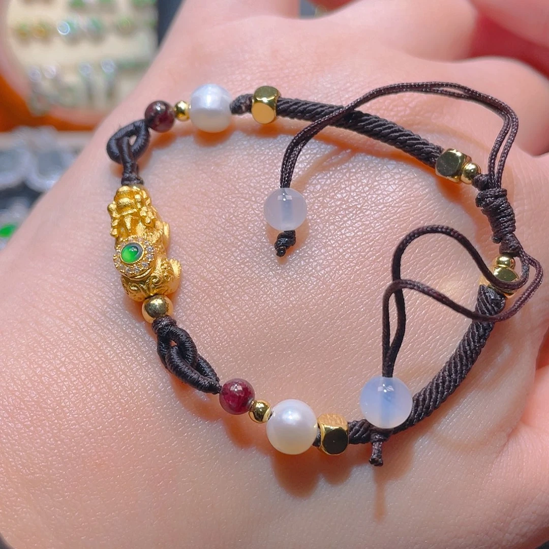 翡翠银S925镶嵌吊坠(不含链)