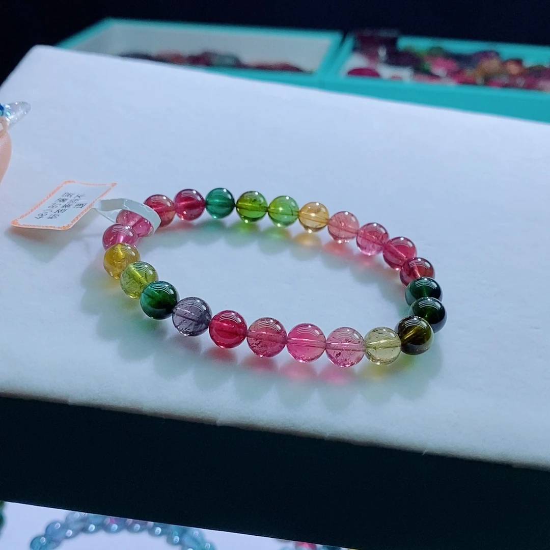 手链未镶嵌碧玺7.8mm左右