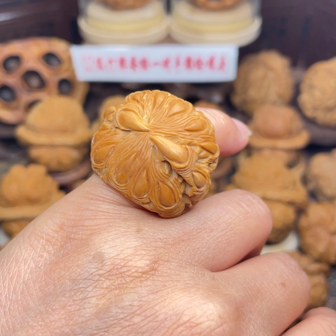 核桃手串/手链吞噬扳指核桃雕刻核桃