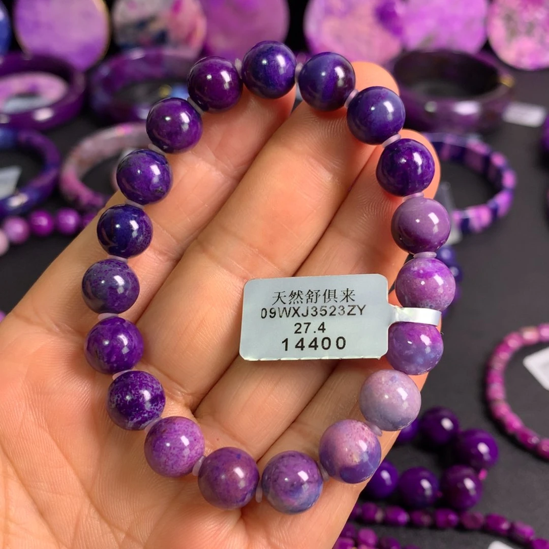 未镶嵌苏纪石（舒俱来）幻彩夜樱手串10+