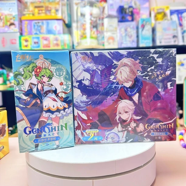 新款米卡原神卡片豪华版六弹经典款豪华款游戏动漫周边收藏卡牌