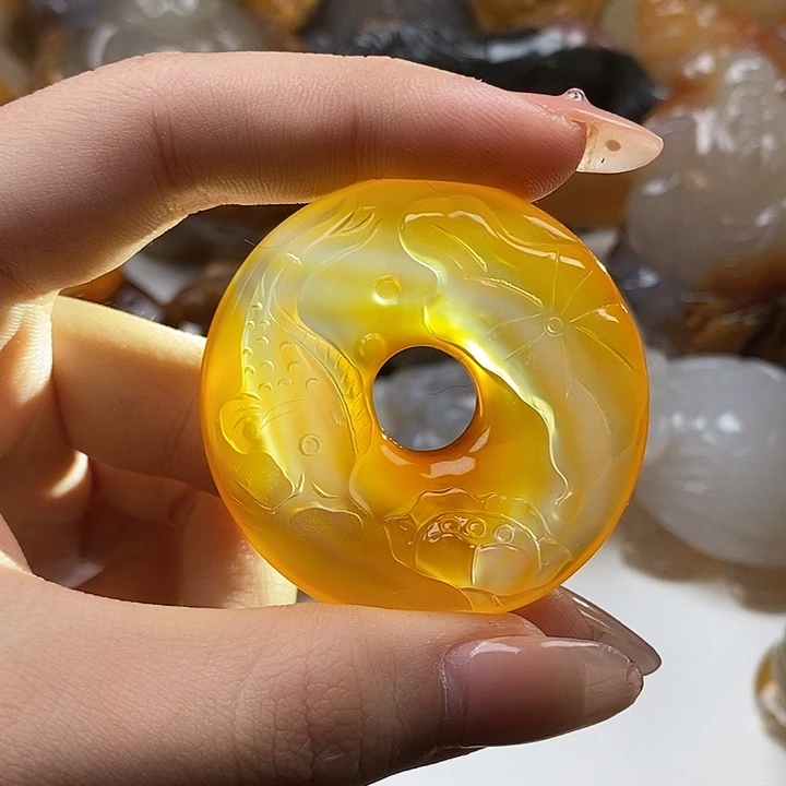 玛瑙/玉髓合金颈饰