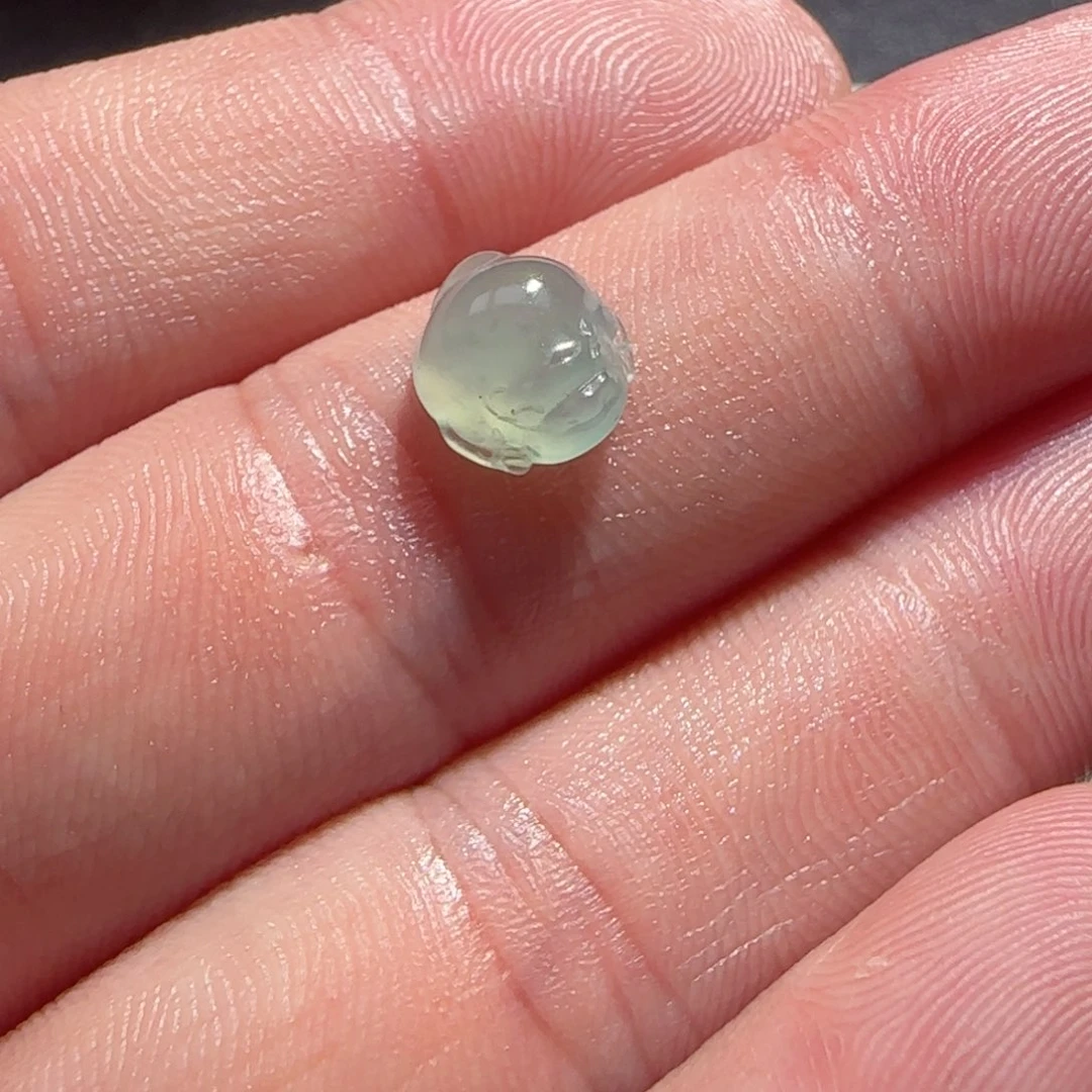 定制翡翠未镶嵌天然翡翠金蟾