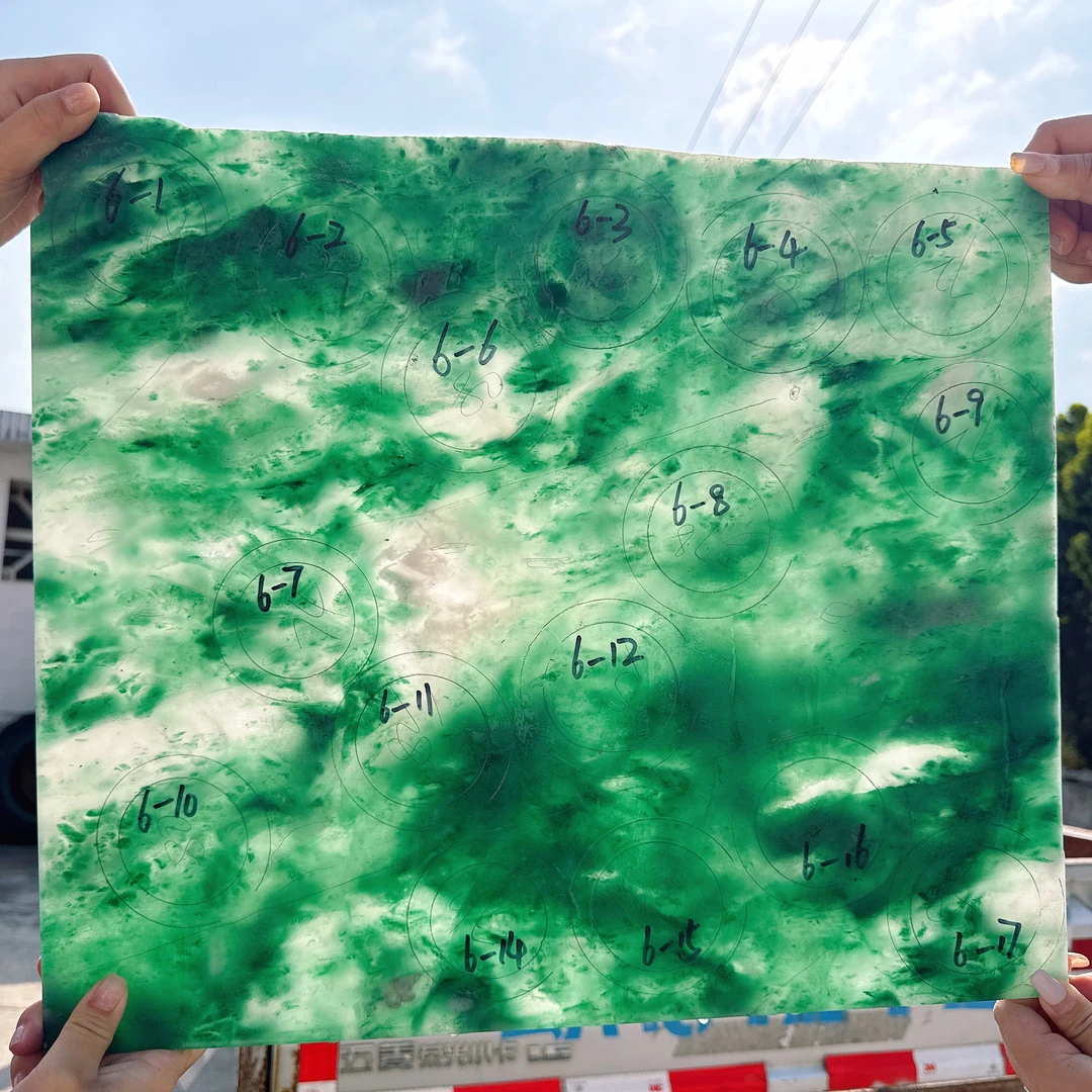 天然非洲翠定制6号板料