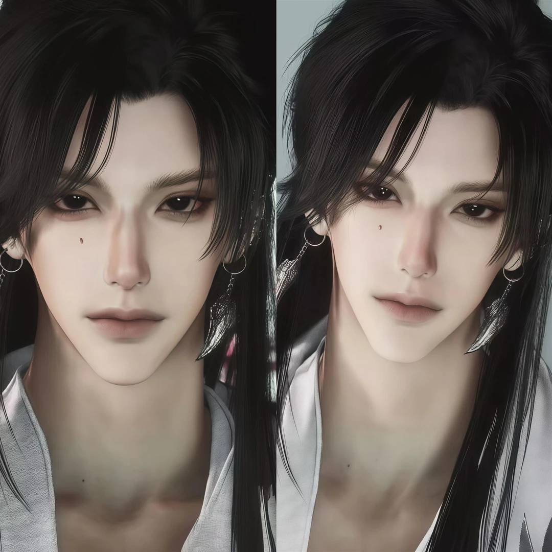 燕云十六声捏脸男 小玉 含导入教程设计