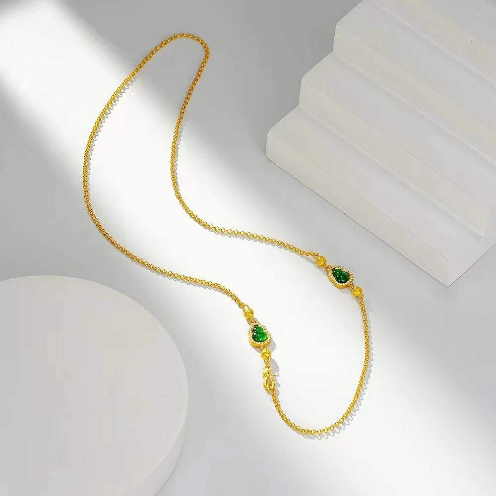 鳯悦匠  福禄 | 古法足金福禄万能链国潮黄金G03778