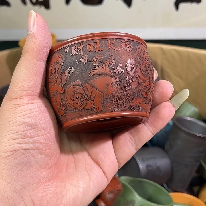 茶杯紫砂全手工紫砂主人杯