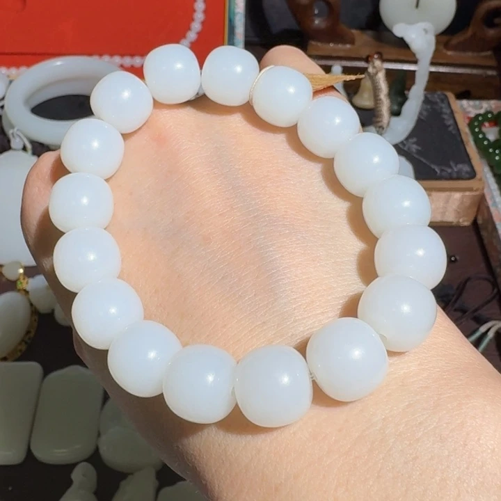 和田玉未镶嵌手链