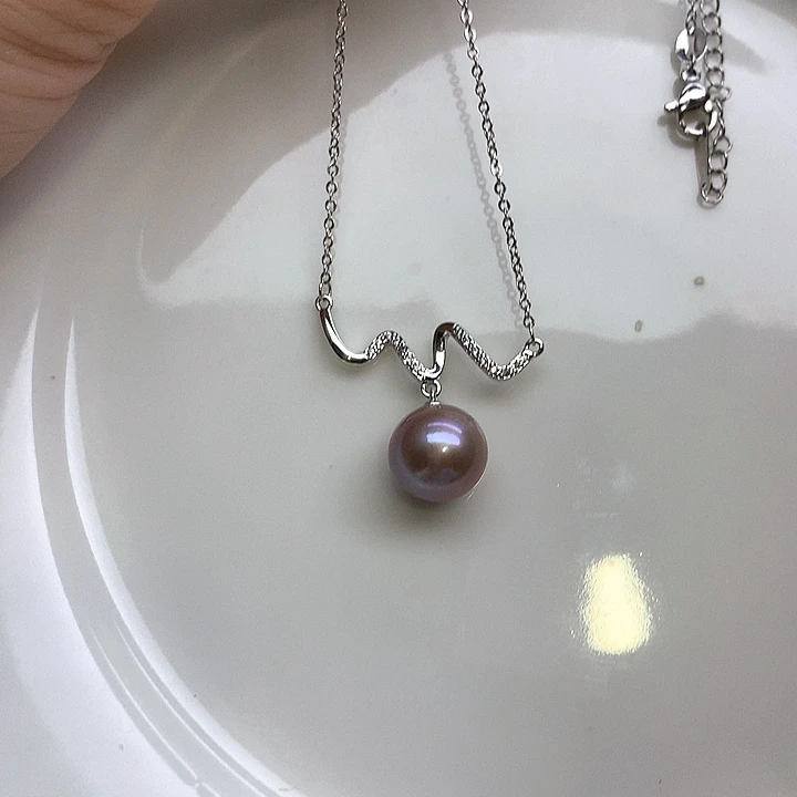 合金吊坠淡水珍珠