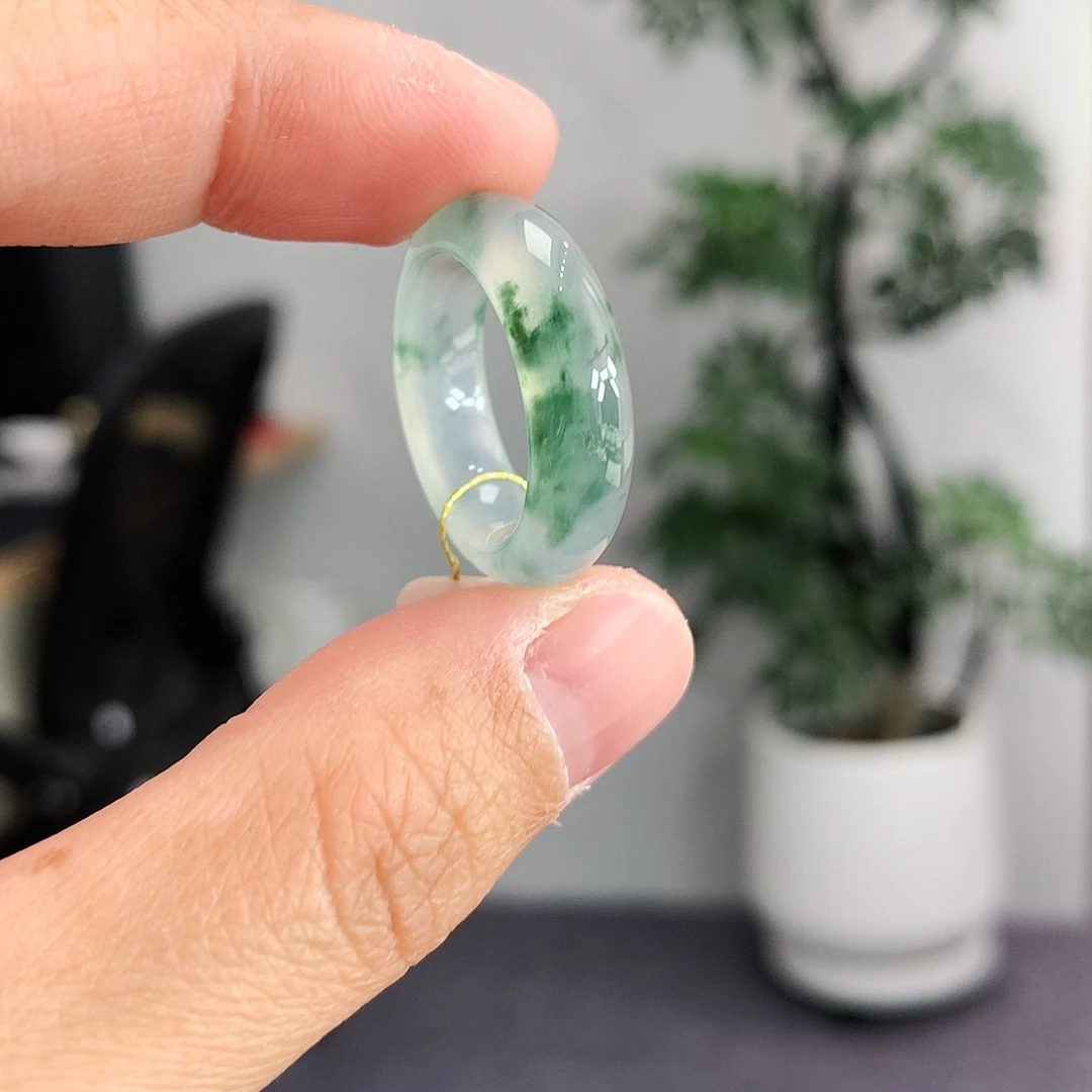 翡翠未镶嵌戒指12-13号