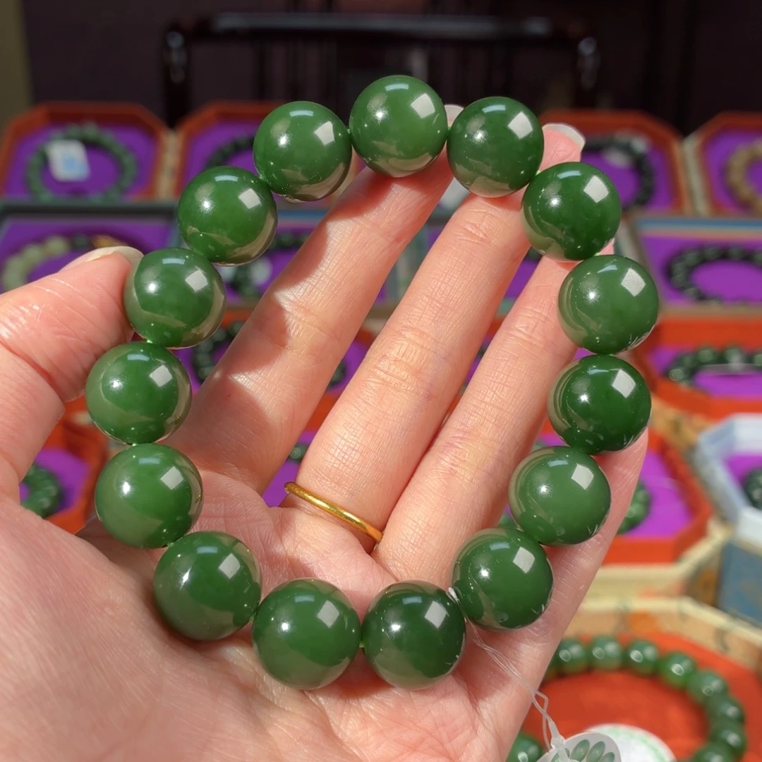 和田玉（碧玉）未镶嵌手串