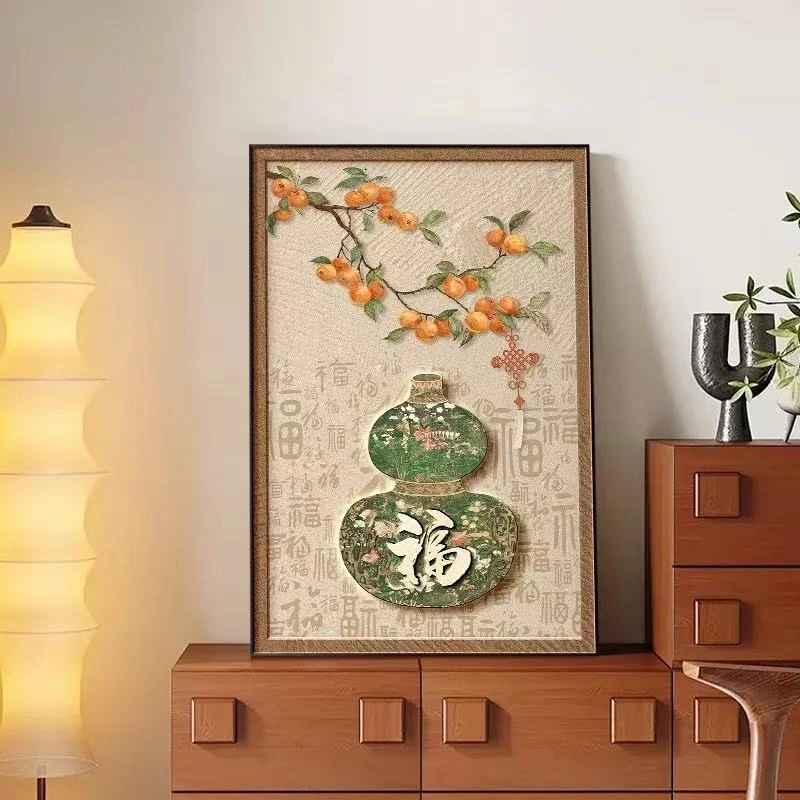 A44-新欧式框葫芦装饰画