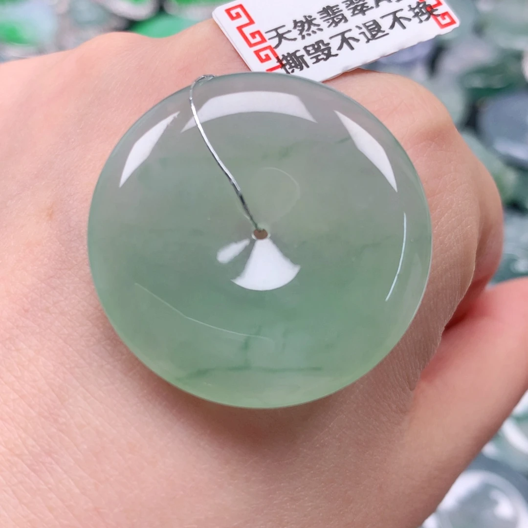 颈饰未镶嵌翡翠天然翡翠