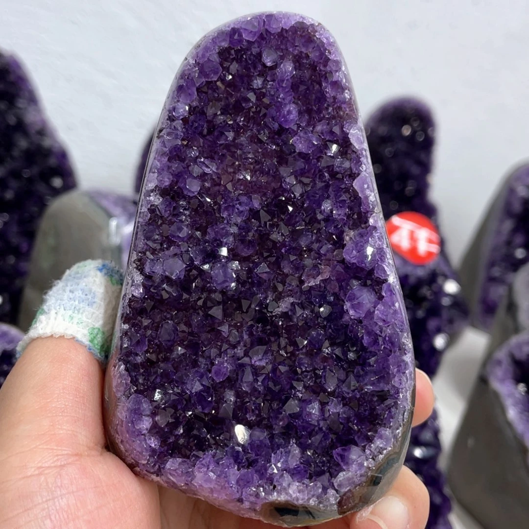 紫晶未镶嵌珠宝半成品捡漏