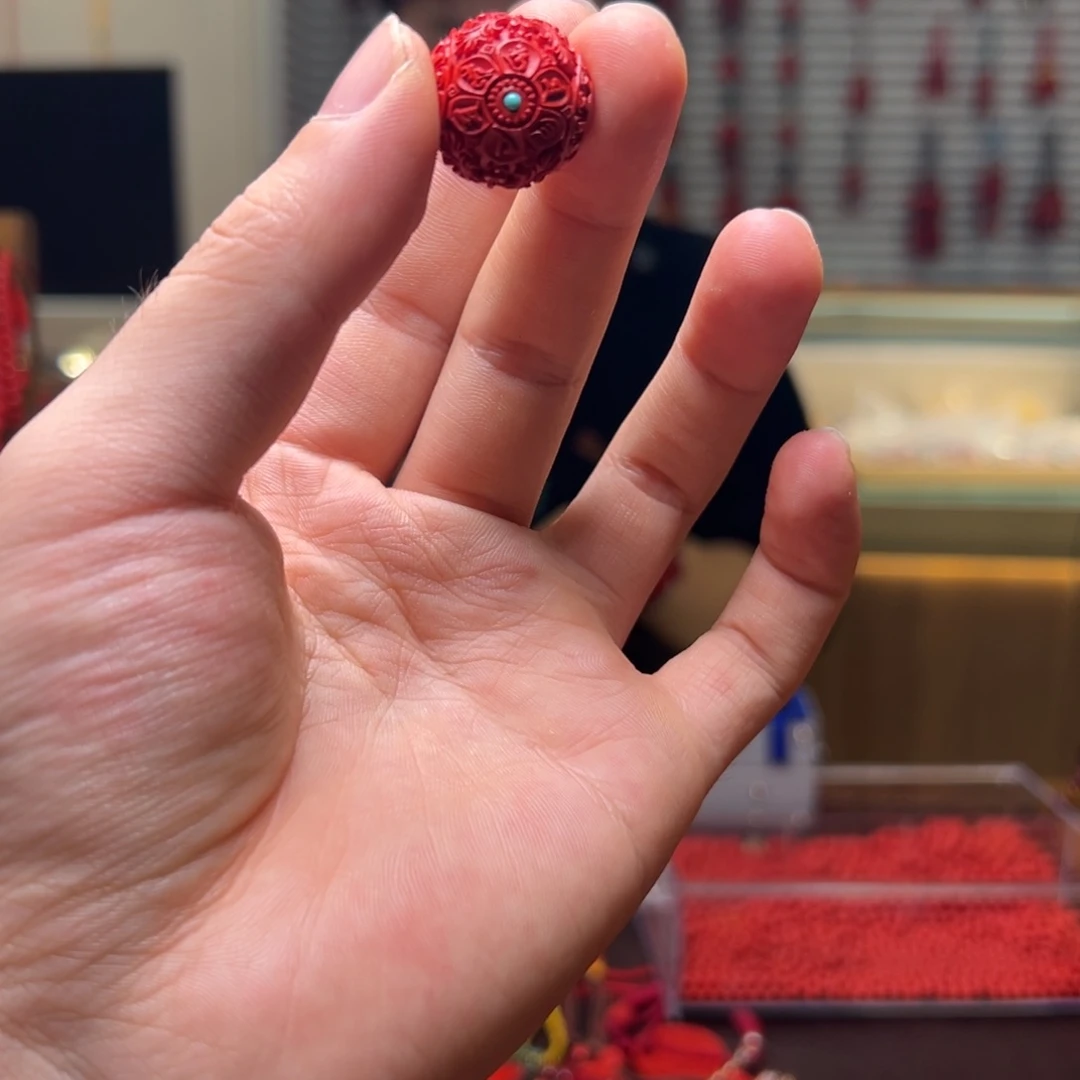 天然辰砂朱砂锁骨链