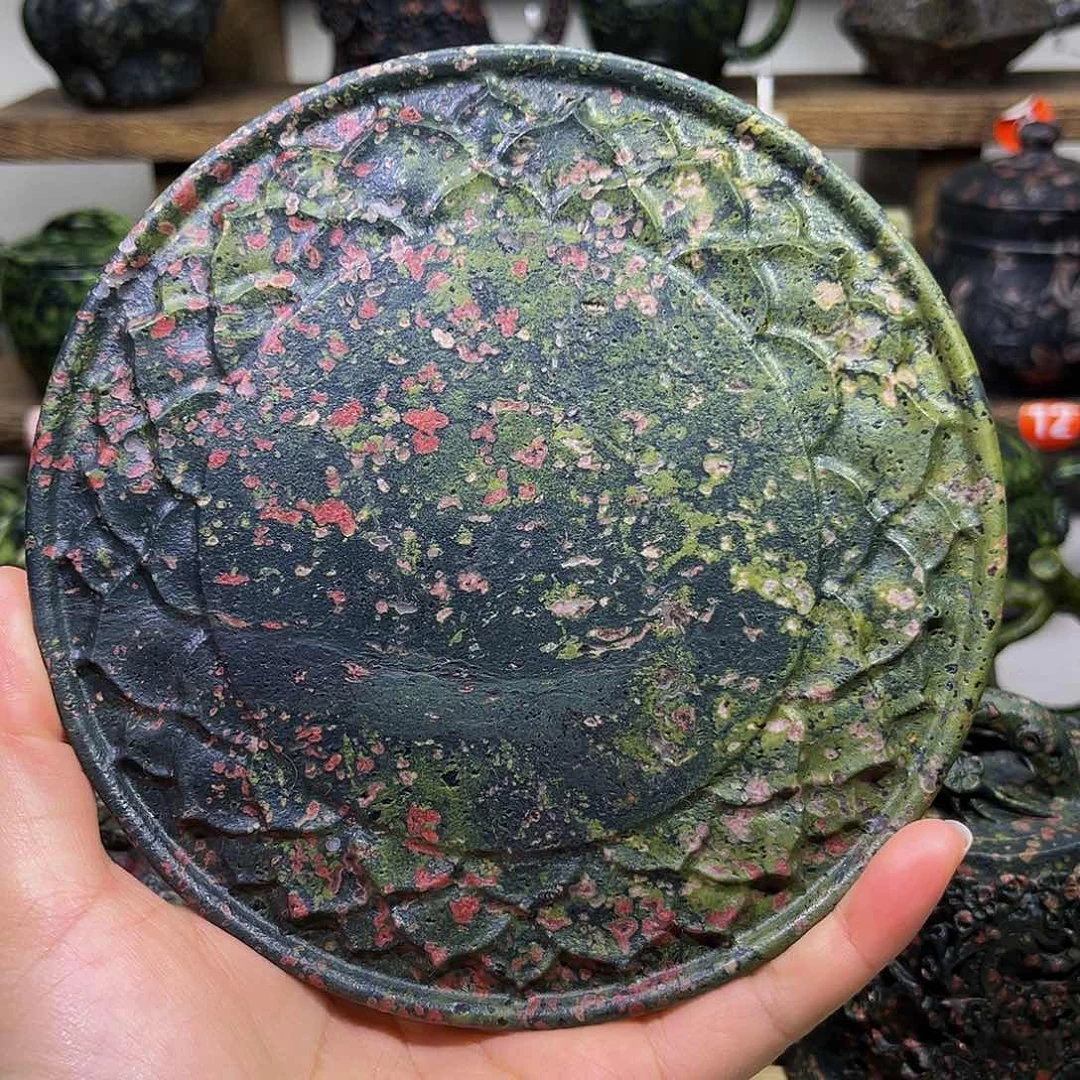 觉*石材梅花石安山玉