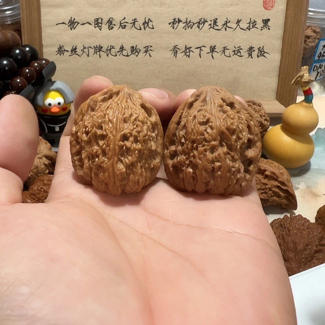 47号文玩核桃35尺高炮南疆石小瑕疵