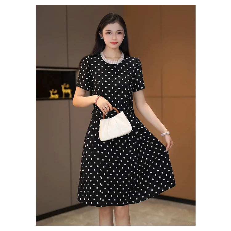 【咔尔丽丝】夏季高端大码显瘦 1904 气质时尚百搭女装连衣裙