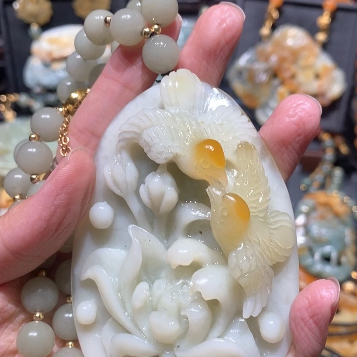 岫玉毛衣链未镶嵌