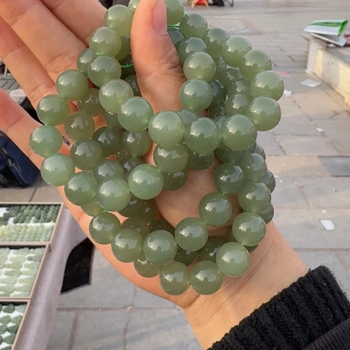 和田玉手串未镶嵌多样性发货拍一发一