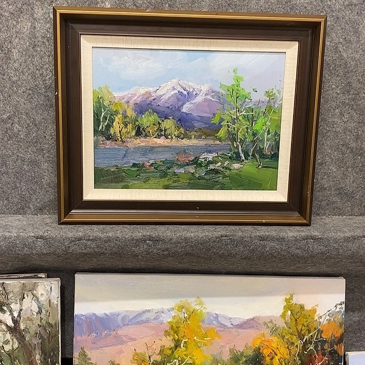 油画带外框画芯尺寸40x30cm