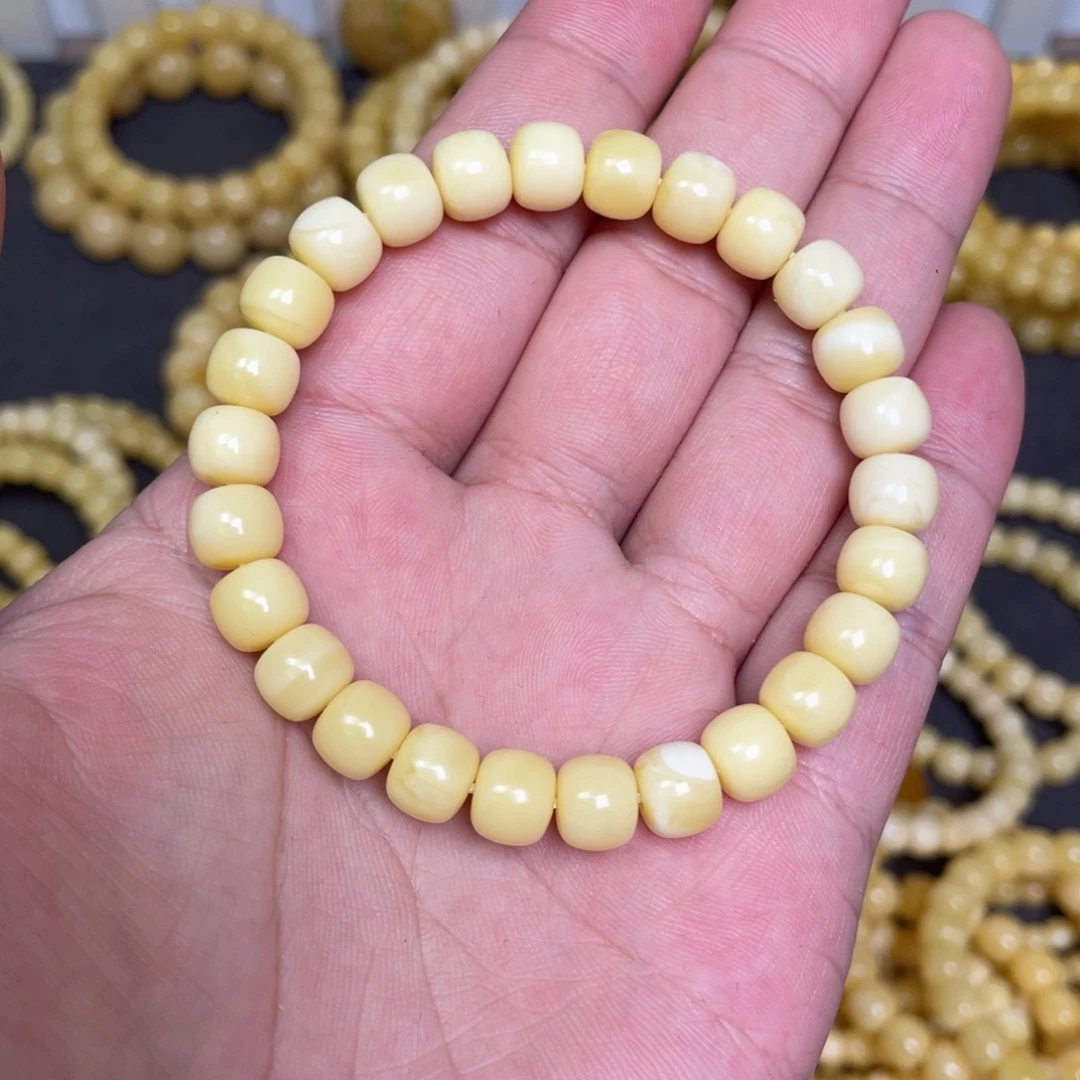 蜜蜡未镶嵌裸石蜜蜡手串8.5mm