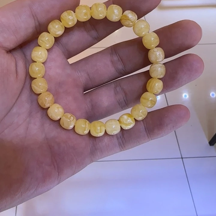 手链琥珀未镶嵌蜜蜡