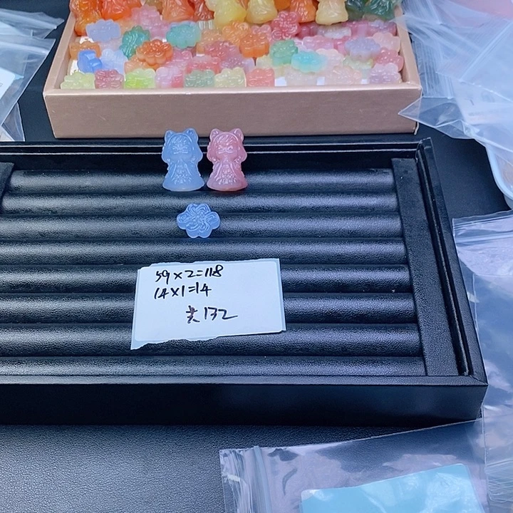 逗***猫玛瑙/玉髓合金车挂