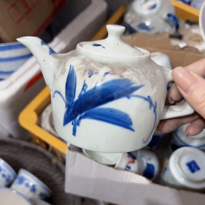 景德镇陶瓷高温瓷手绘画片随机