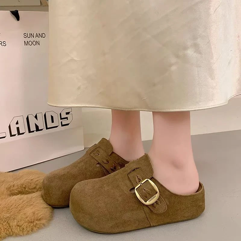 小敏家 老板娘自留！巨巨巨软！巨巨巨舒适！内增高包头勃肯拖鞋 ！